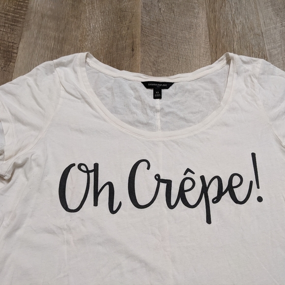 Banana Republic Oh Crepe Tee Shirt - Picture 8 of 8